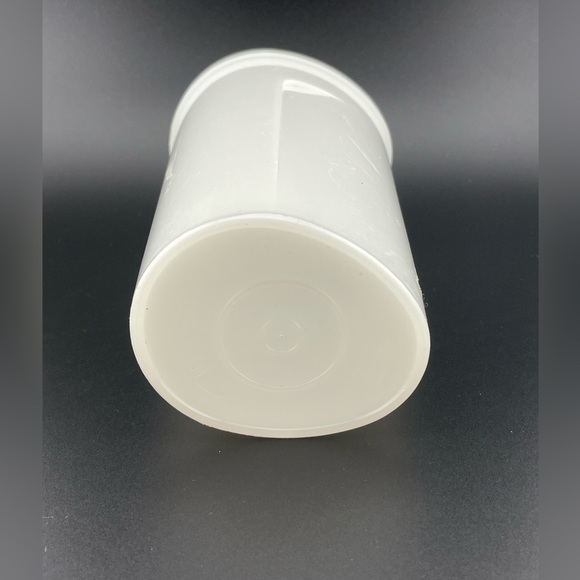 Vintage, White Sweet Saver With Lid and Cap by Tupperware - Picture 3 of 7